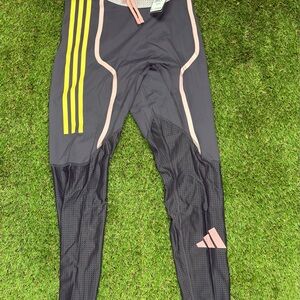 Adidas Pro Elite Team Promo Long Tights Aurora Black IN1118 Men’s Size Small